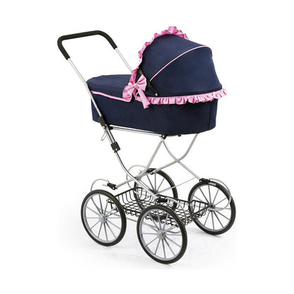 Doll Stroller Reig Dolls Pram Navy Blue 64 cm - Yokefinds Ireland