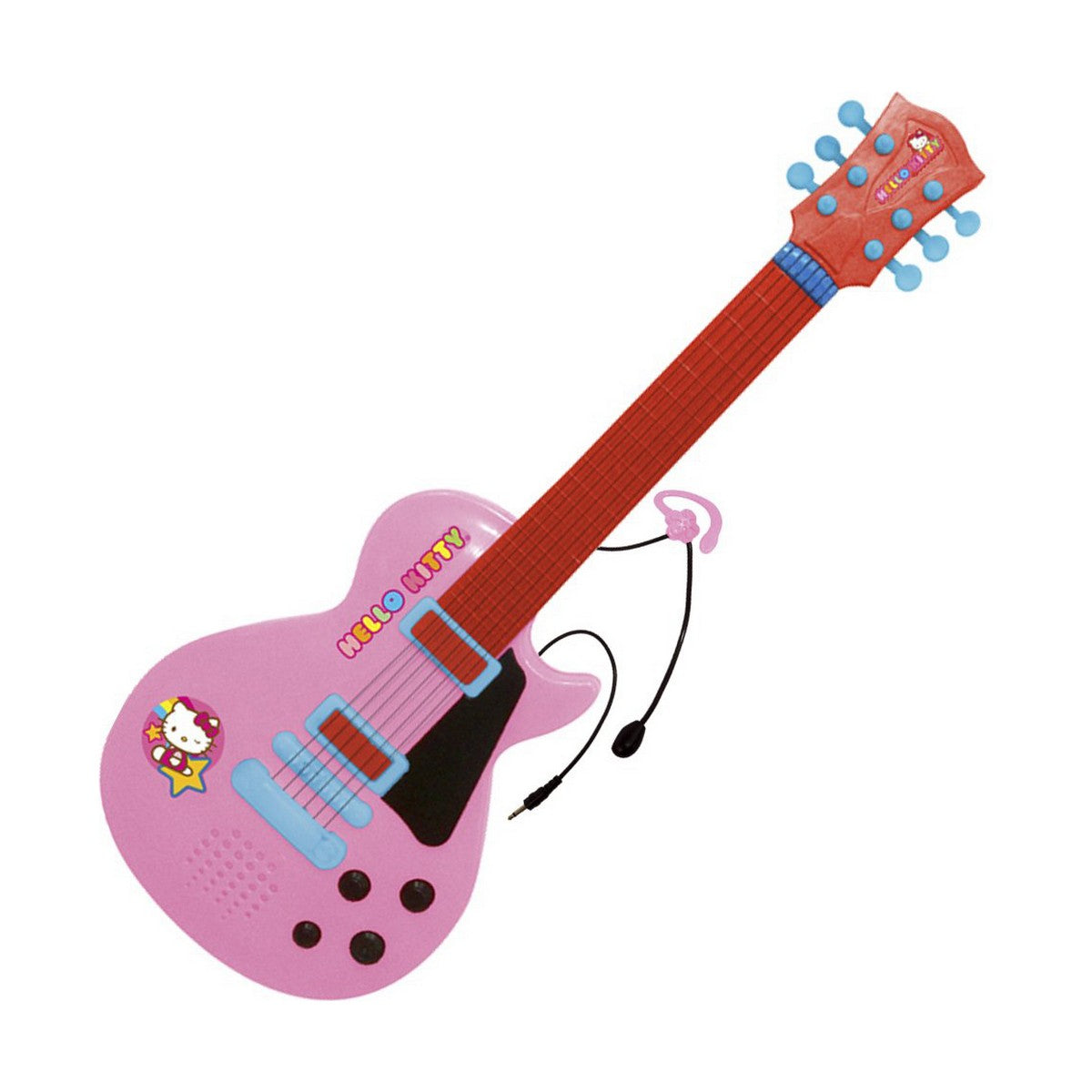 Baby Guitar Hello Kitty Electronics Microphone Pink - YOKE FINDS 🇮🇪 IE 