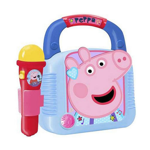 Musical Toy Peppa Pig Microphone 22 x 23 x 7 cm MP3 - YOKE FINDS 🇮🇪 IE 