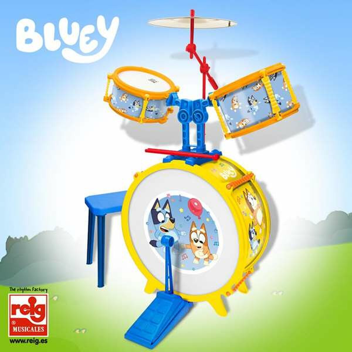 Drums Bluey Children's 55 x 36 x 38 cm