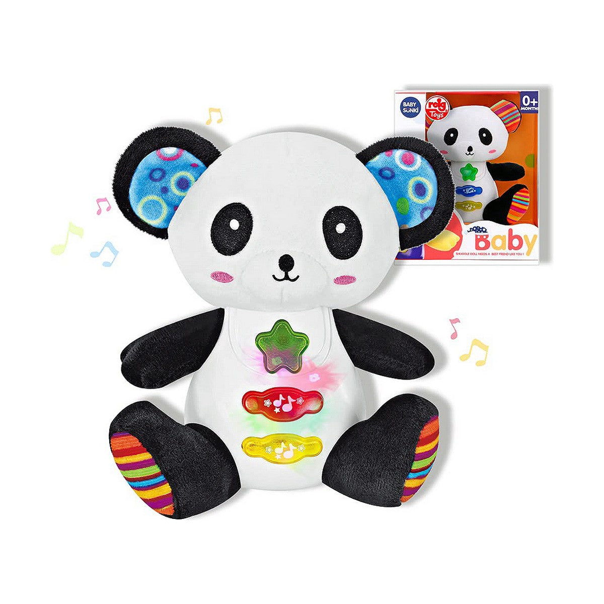 Musical Plush Toy Reig Panda bear 15 cm - YOKE FINDS 🇮🇪 IE 