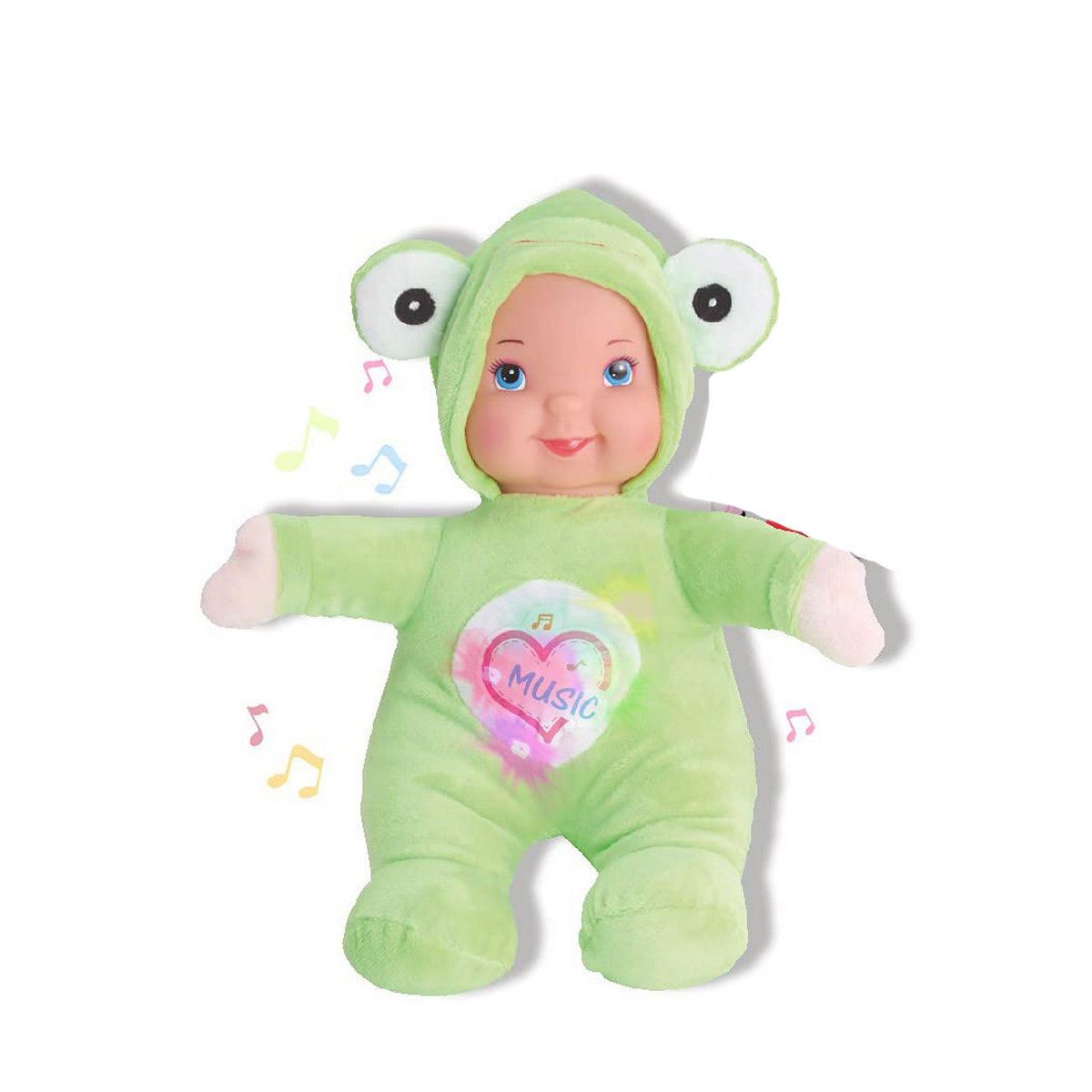 Baby doll Reig Musical Plush Toy 35 cm Frog - Yokefinds Ireland