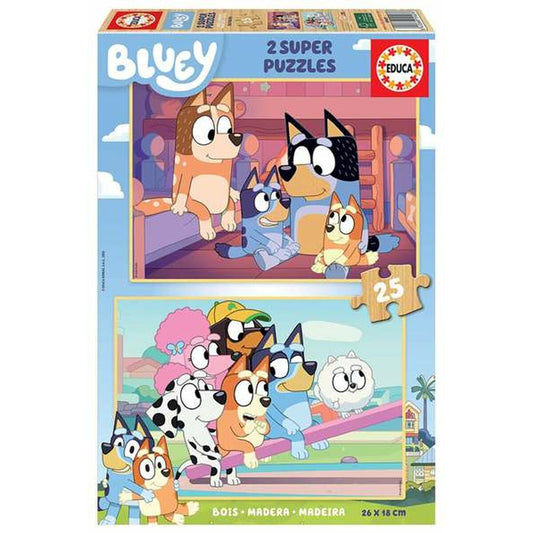 2-Puzzle Set Bluey 25 Pieces