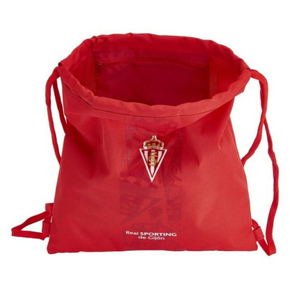 Backpack with Strings Real Sporting de Gijón Red - Yokefinds Ireland