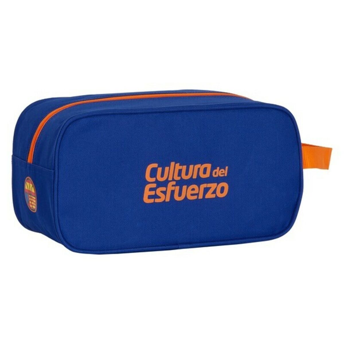 Travel Slipper Holder Valencia Basket Blue Orange (29 x 15 x 14 cm)