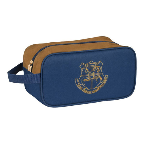 Travel Slipper Holder Harry Potter Magical Brown Navy Blue (29 x 15 x 14 cm)