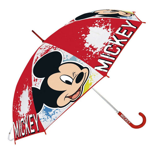 Umbrella Mickey Mouse Happy Smiles Red (Ø 80 cm) - Yokefinds Ireland