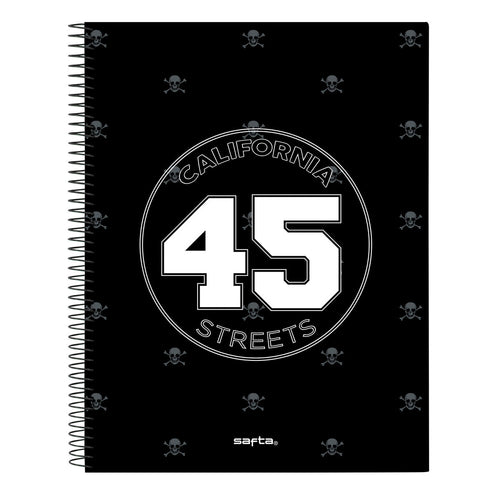 Notebook Safta California Black A4 120 Sheets