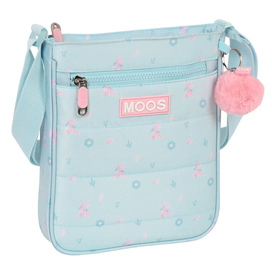 Shoulder Bag Moos Garden 21 x 25 x 4.5 cm Turquoise - Yokefinds Ireland