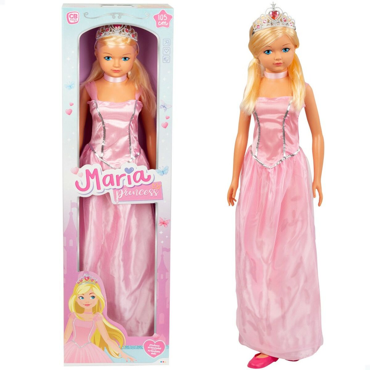 Doll Colorbaby Maria Princess 30 x 105 x 14 cm - Yokefinds Ireland