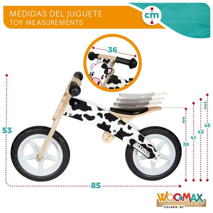 Children's Bike Woomax Cow 12" Without pedals - Yokefinds Ireland