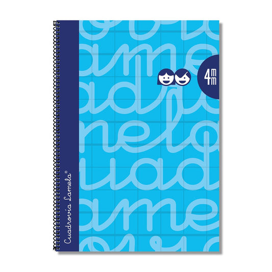 Notebook Lamela Blue Quarto 5 Pieces 80 Sheets