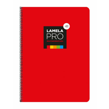 Notebook Lamela Multicolour Din A4 5 Pieces 100 Sheets