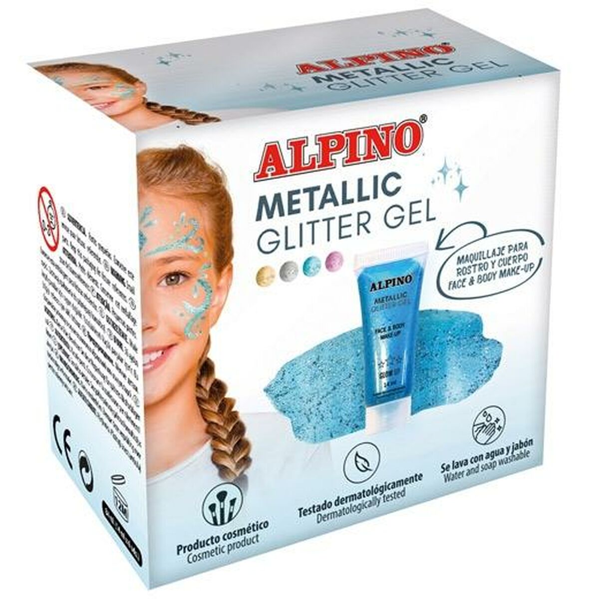 Children's Makeup Alpino Gel Glitter Blue - YOKE FINDS 🇮🇪 IE 