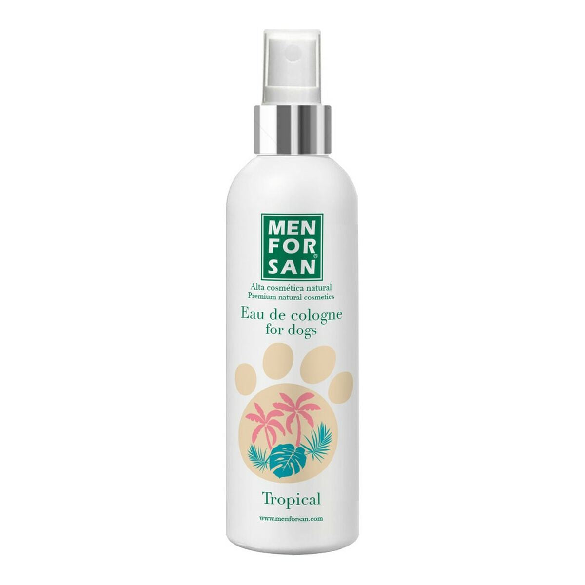 Eau de Cologne Menforsan Dog Tropical 125 ml