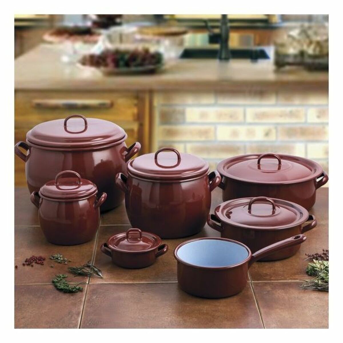 Saucepan Quid Classic Brown Steel