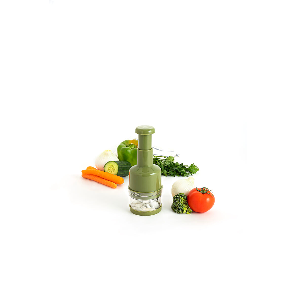 Mincer Quid Naturalia Manual Green Metal 8,2 x 23 cm