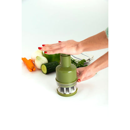 Mincer Quid Naturalia Manual Green Metal 8,2 x 23 cm