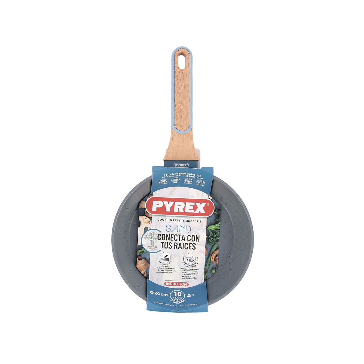 Pan Pyrex Sand Toughened aluminium Blue 20 cm