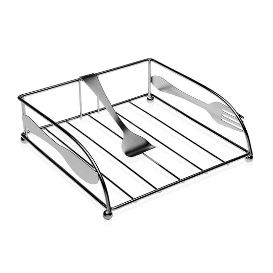 Napkin holder Versa Chromed Metal Steel