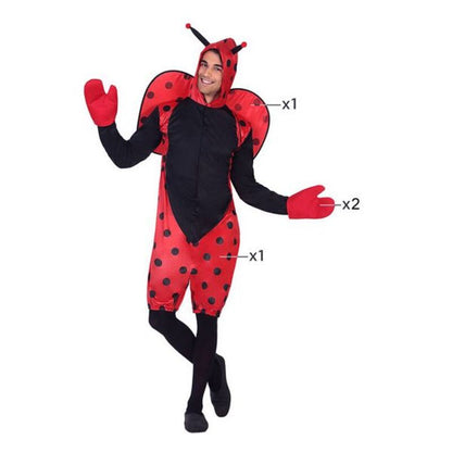 Costume for Adults (3 pcs) Ladybird