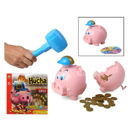 Educational Game Piggy bank Spanish Pink (27 x 27 cm) - YOKE FINDS 🇮🇪 IE 