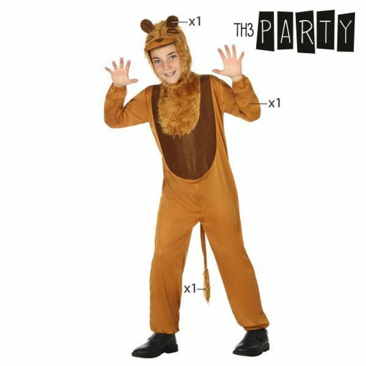 Costume for Children Lion (2 Pcs)