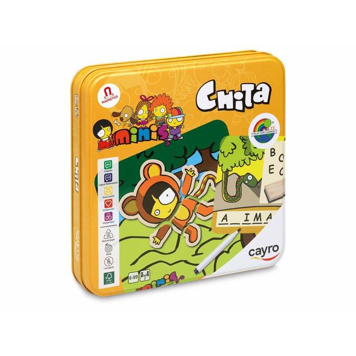 Educational Baby Game Cayro Chita 8 Pieces - Yokefinds Ireland