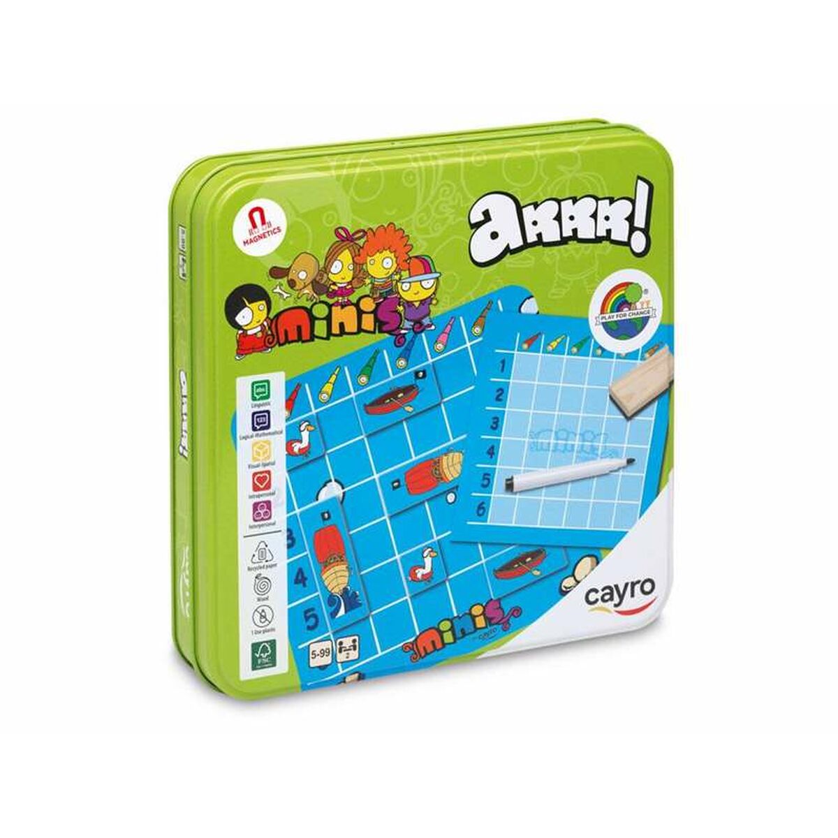 Educational Baby Game Cayro Arrr! 8 Pieces 19 x 19 x 3,5 cm