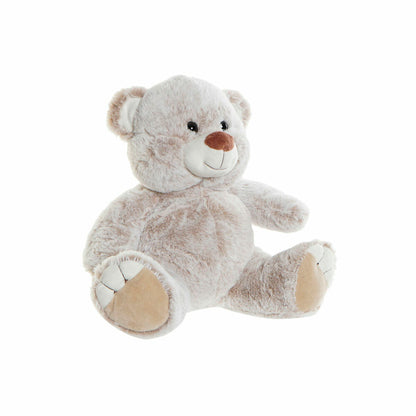 Fluffy toy DKD Home Decor Brown Beige Multicolour Plastic Bear 29 x 24 x 29 cm - Yokefinds Ireland