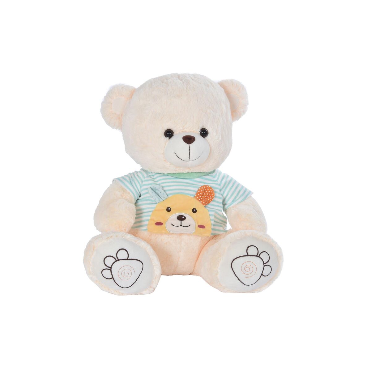 Teddy Bear DKD Home Decor T-shirt Polyester White Green Children's Bear - Yokefinds Ireland