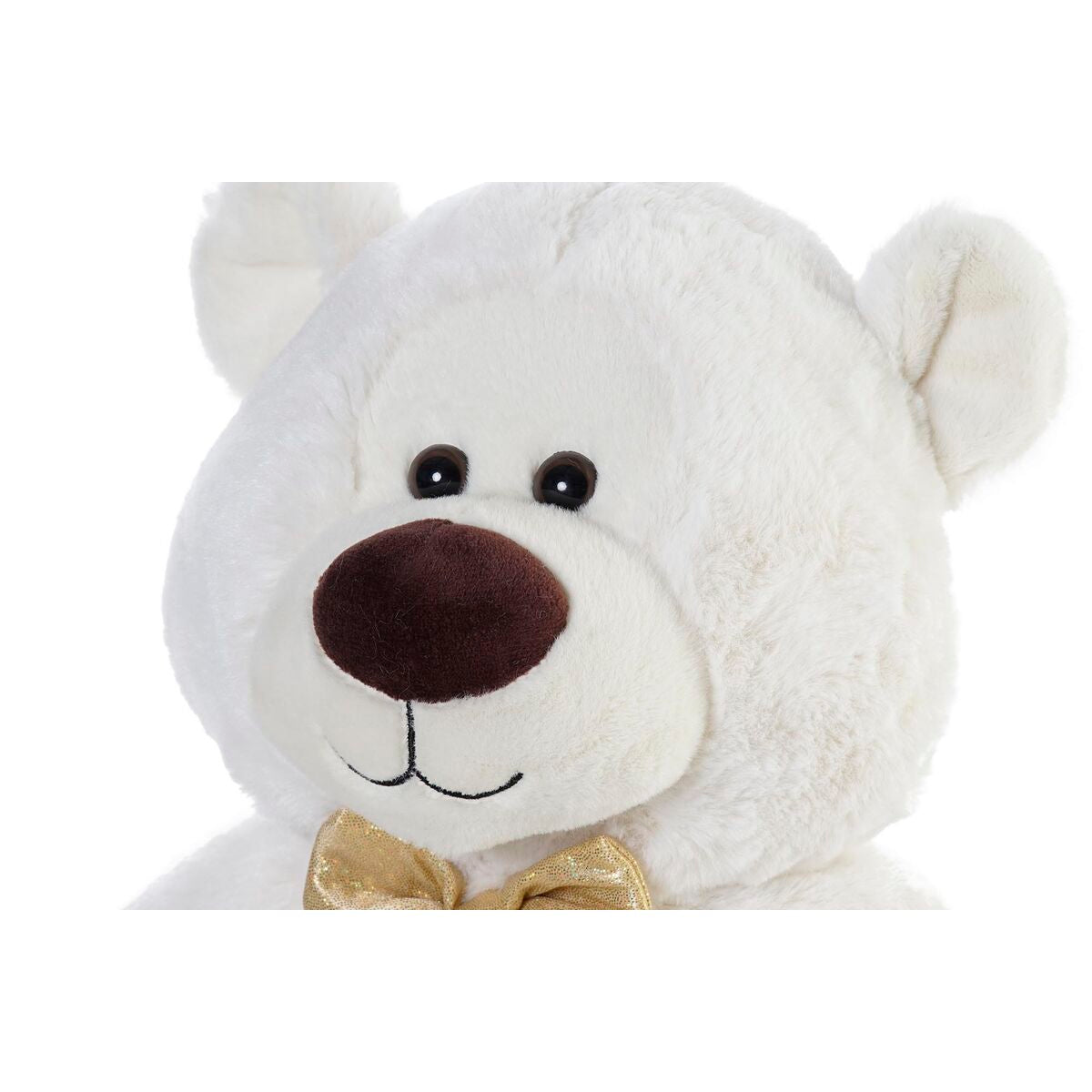 Teddy Bear DKD Home Decor Bow tie White Golden Metal Children's Bear 30 x 40 cm 25 x 25 x 30 cm - Yokefinds Ireland