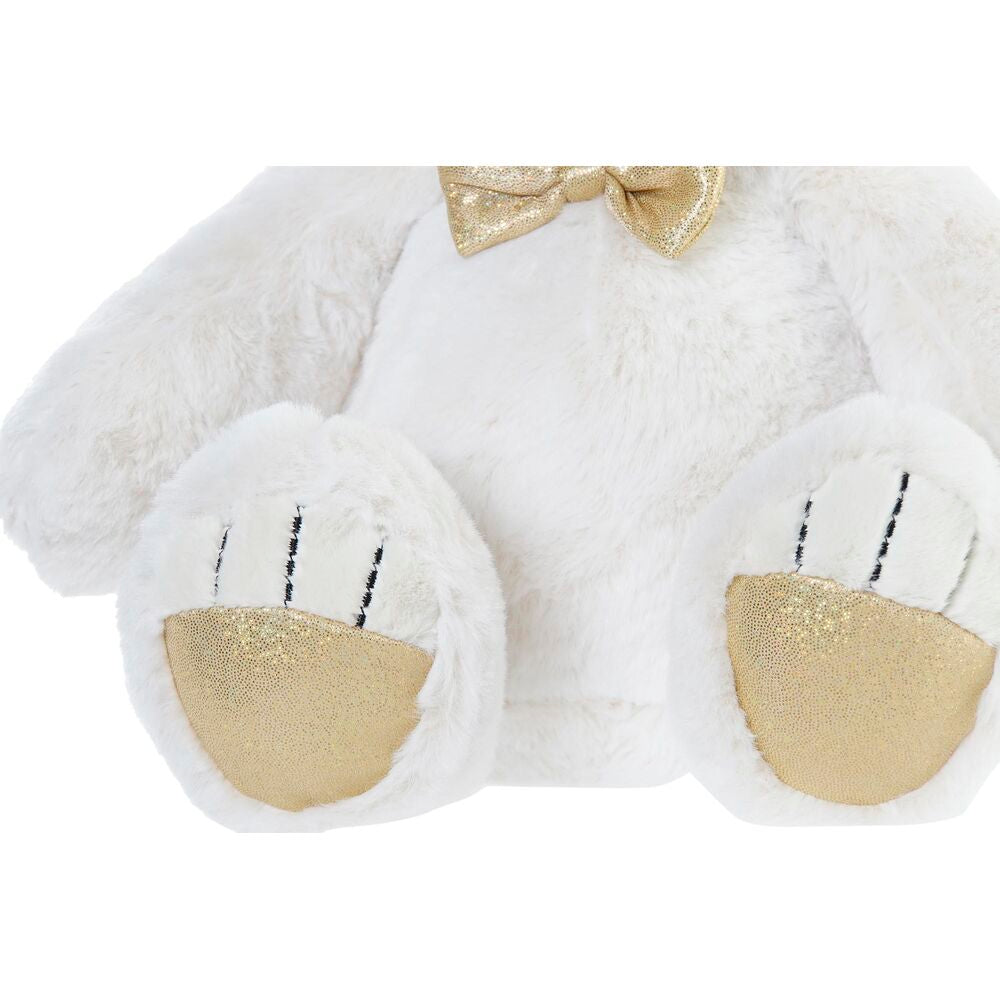 Teddy Bear DKD Home Decor Bow tie White Golden Metal Children's Bear 30 x 40 cm 30 x 30 x 36 cm - Yokefinds Ireland