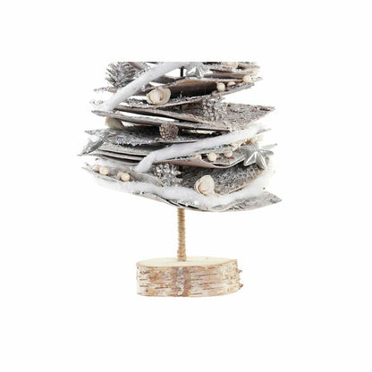 Christmas Tree DKD Home Decor Natural Birch Snowfall 34 x 34 x 102 cm