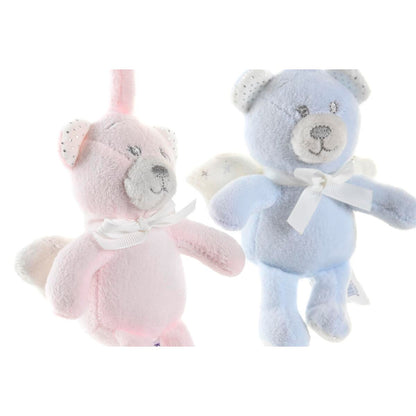 Fluffy toy DKD Home Decor Bear Star 13 x 6 x 40 cm (2 Units) - Yokefinds Ireland