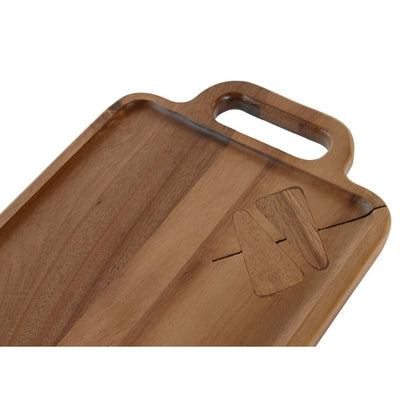 Cutting board DKD Home Decor 40 x 25 x 2 cm Brown Acacia