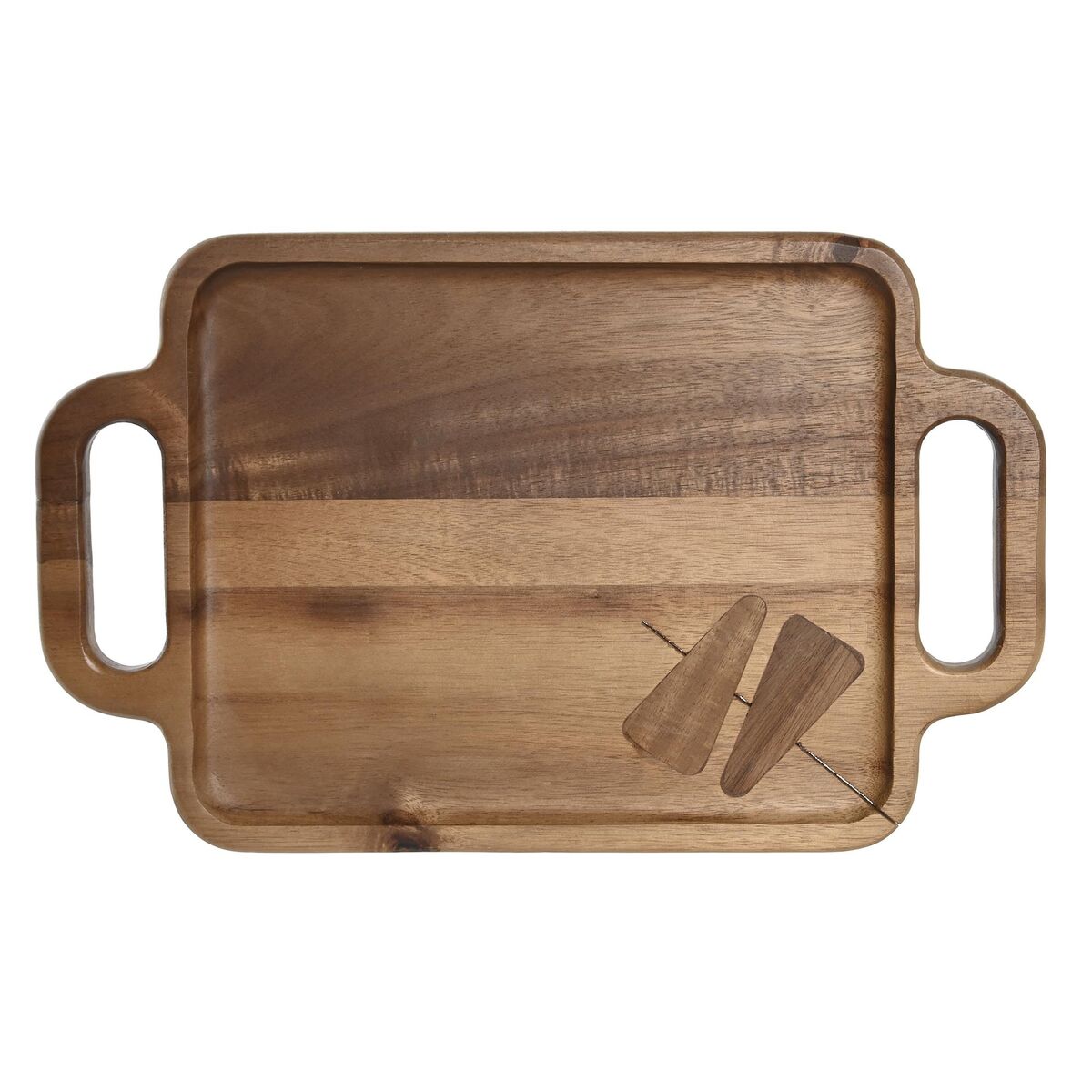 Cutting board DKD Home Decor 40 x 25 x 2 cm Brown Acacia