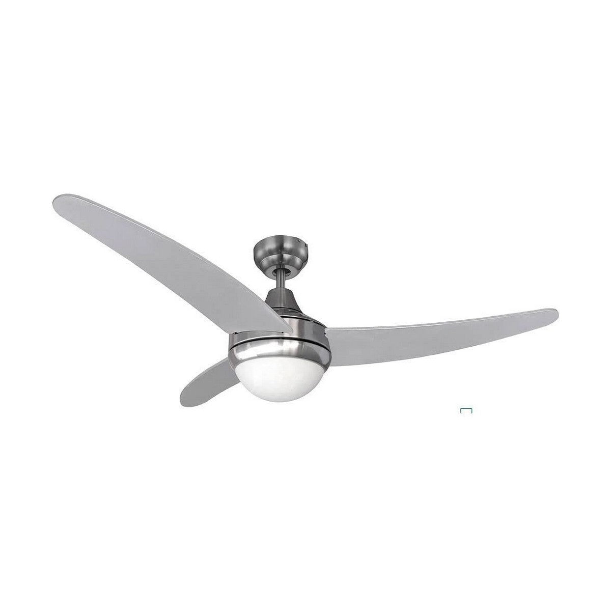 Ceiling Fan with Light EDM Egeo 60 W Chromed