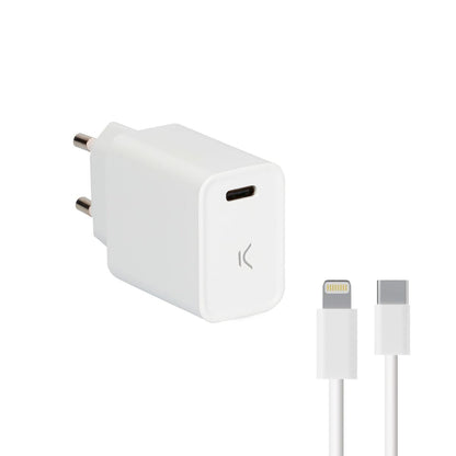 Usb Charger Iphone KSIX Apple-compatible White