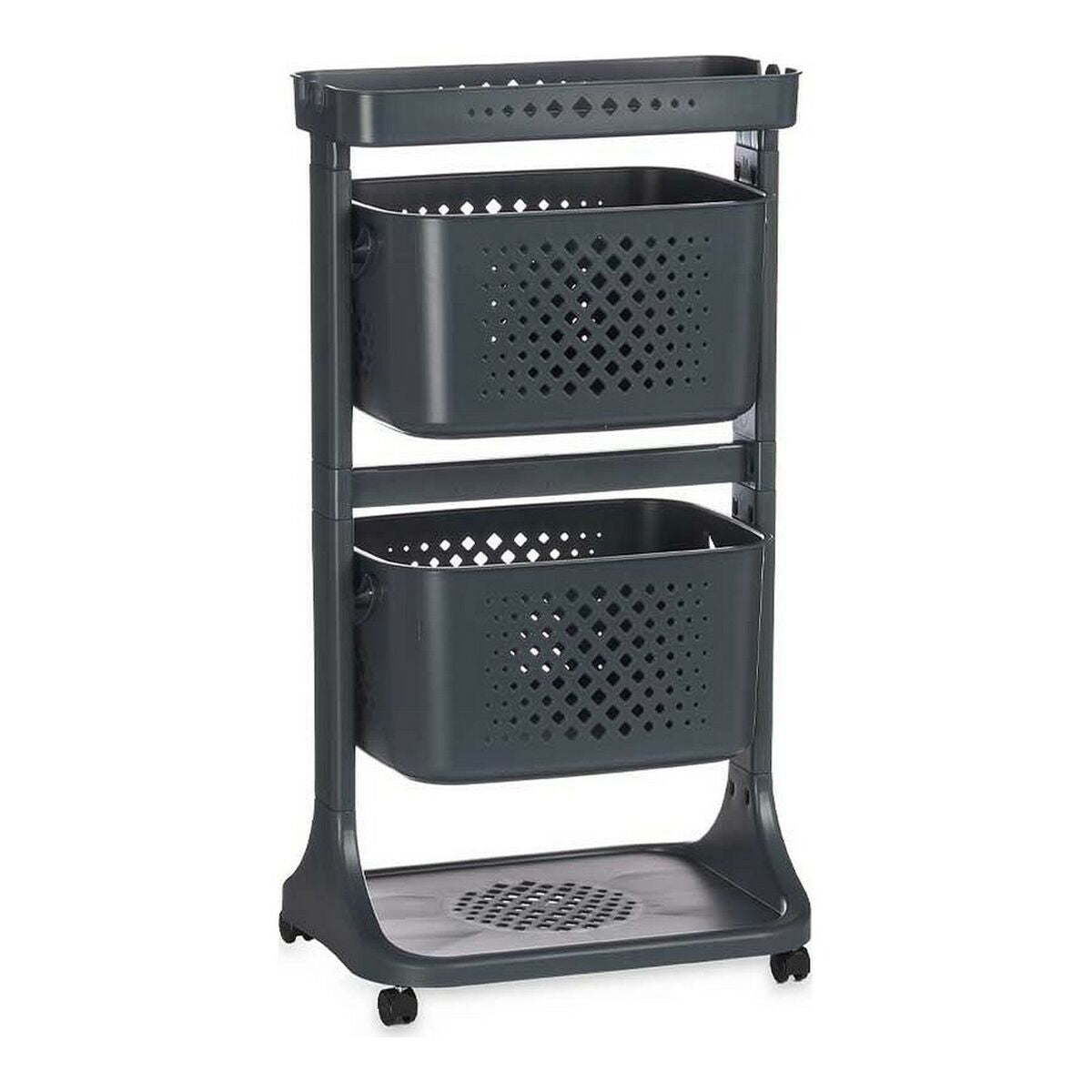 Vegetable trolley Anthracite polypropylene (33 x 81 x 44 cm)