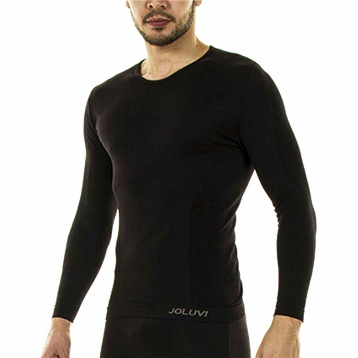 Children's Thermal T-shirt Joluvi Performance Black