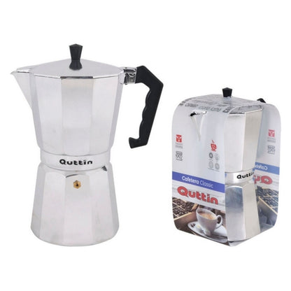 Italian Coffee Pot Quttin Aluminium Stainless steel