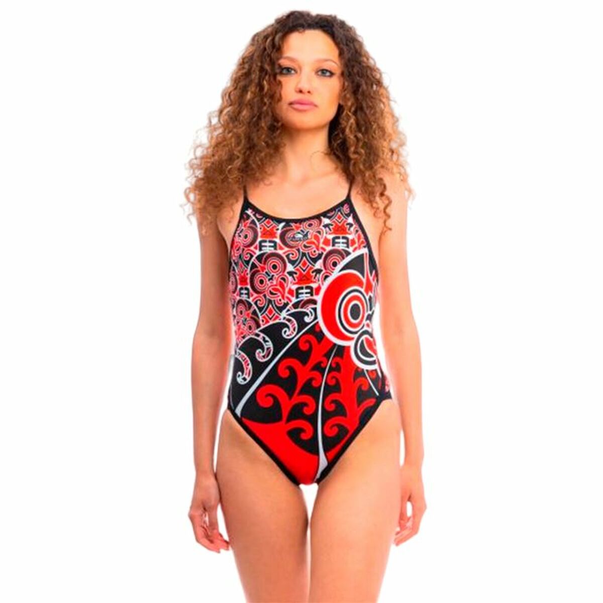 Women’s Bathing Costume Turbo 'Revolution' New-Zealand-2023 Red