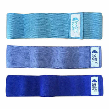 Elastic Resistance Bands LongFit Sport (3 Units) (6 Units)