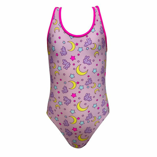 Swimsuit for Girls Ras Classic Dark pink