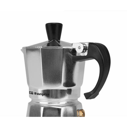 Italian Coffee Pot Orbegozo KF 100  1T Silver Aluminium (1 Cup)