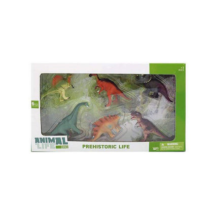 Set of Dinosaurs Prehistoric Life (6 pcs)