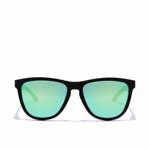 Polarised sunglasses Hawkers One Raw Carbon Fiber Black Emerald Green (Ø 55,7 mm)