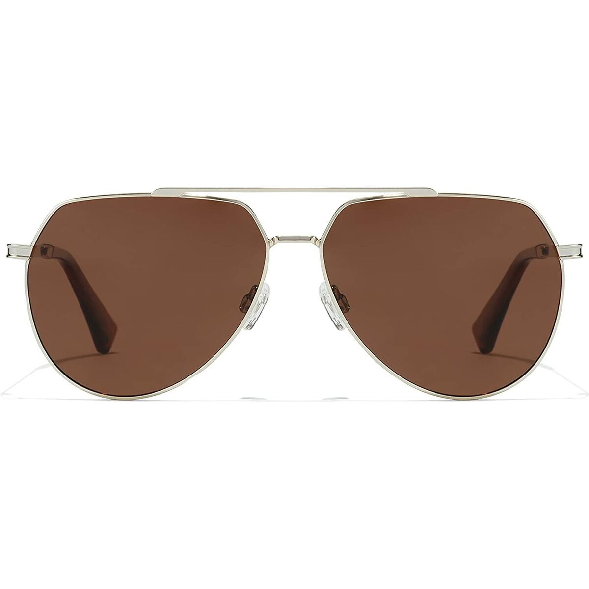 Unisex Sunglasses Hawkers Shadow Polarised ø 60 mm Golden Silver Rose gold