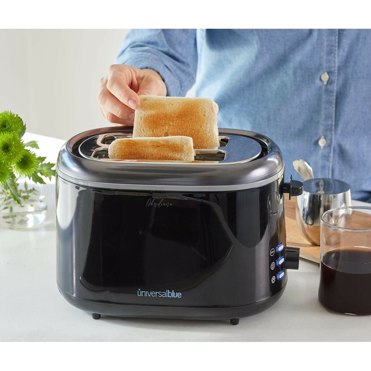 Toaster Universal Blue PLUS 2S/OB 850 W